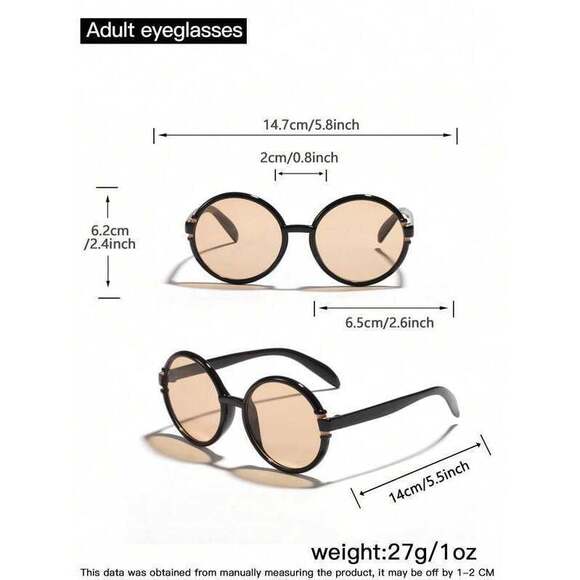 Acrylic Round Glasses For Summer ,,Tr